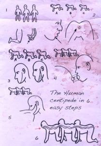 Plano para hacer un humano cienpiés