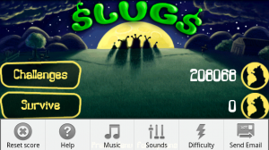 Slugs - Pantalla de Menú