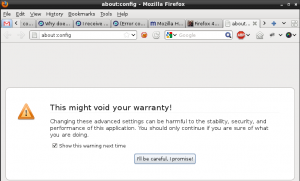 about:config about:config